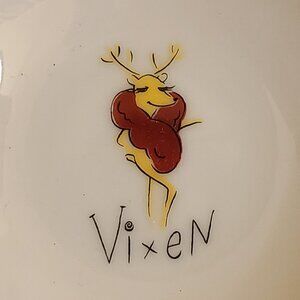 Pottery Barn Reindeer 6.5" Bowls -Set of 6